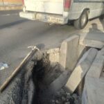نصب بلوک‌ در راستگرد خیابان مدرس به امام موسی صدر