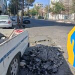 تداوم رسیدگی به زیرساخت‌های شهری؛ رفع نقص پل ورودی توحید ۲۲