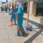 همراهی مؤثر حوزه خدمات شهری منطقه دو در برگزاری مراسم جاماندگان اربعین