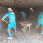 مسیر پاکیزگی در خیابان امامت؛ کانال حدفاصل امامت ۴۱ و ۴۷ لایروبی شد