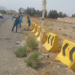 از پاکسازی تا زیبایی؛ آیلندهای بلوار اداره راه و ظفر ۴ ساماندهی شد